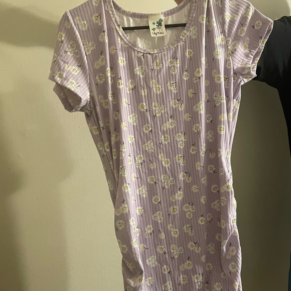 Purple sundress
